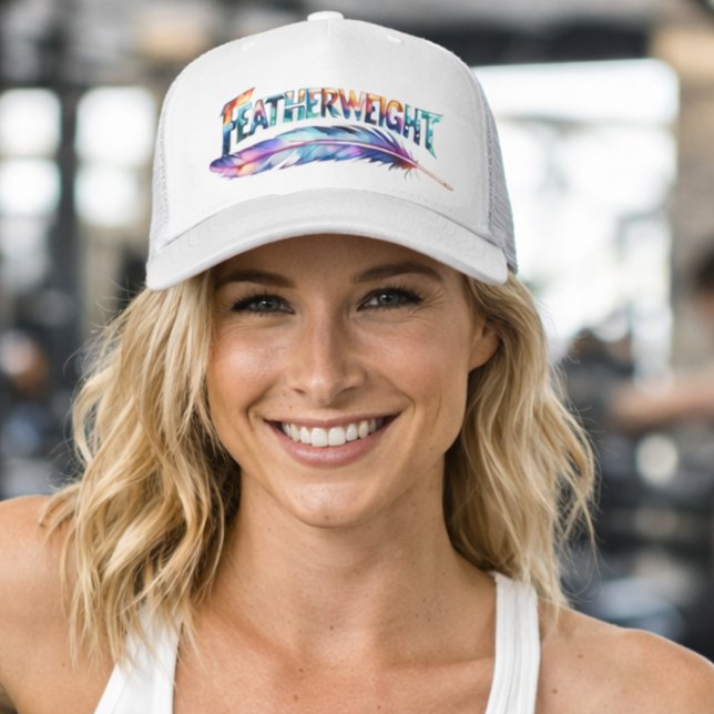Featherweight Feather - MMA Boxing - Fitness Gym Trucker Hat (Creator Uploaded)