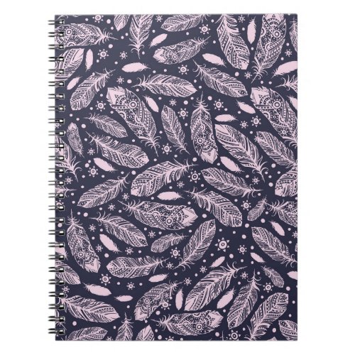 Feathery Fantasy Romantic Pattern Creation Notebook