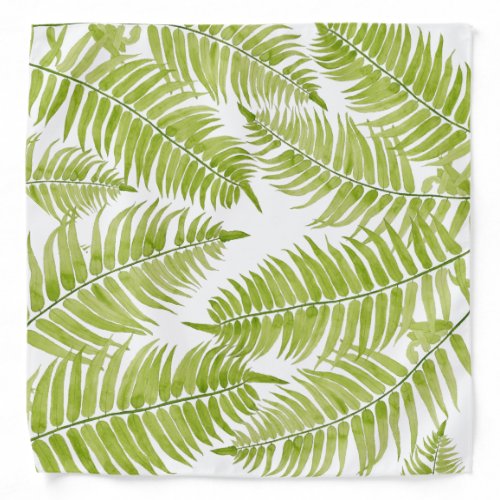 Feathery Fern on a Bandana