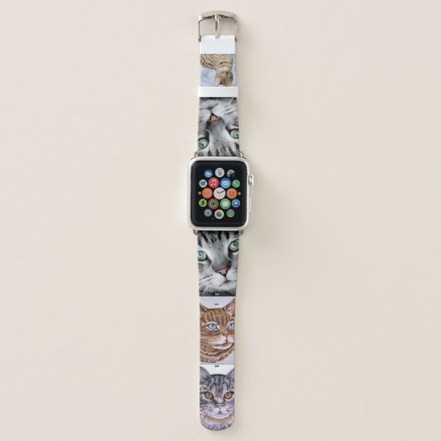 Feature 5 of YOUR Photos Special Cat Kittens Apple Watch Band Zazzle