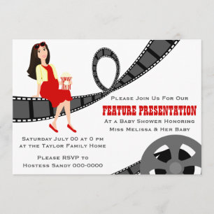Feature Presentation Baby Shower Invitation