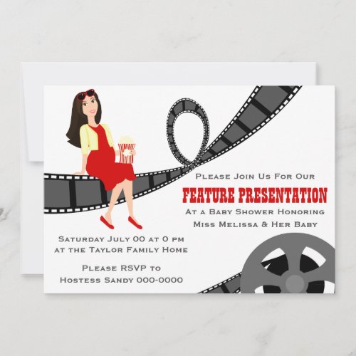 Feature Presentation Baby Shower Invitation