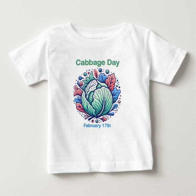 Feb 17th Cabbage Day Baby T-Shirt (Front)