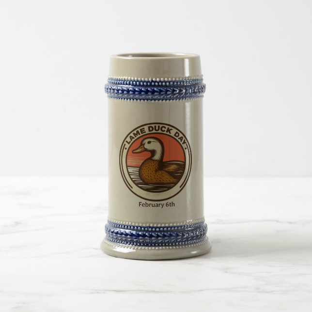 Feb 6th - Lame Duck Day Beer Stein (Center)
