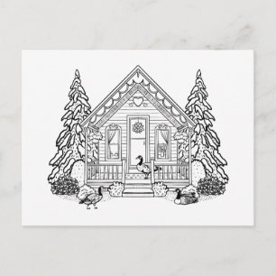 Feb House Holiday Postcard