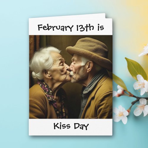 February 13th is Kiss Day Card