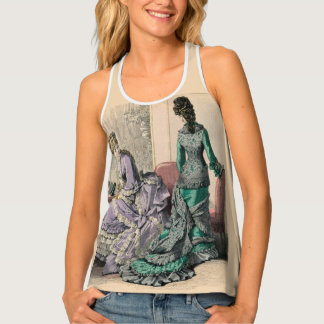 February 1877 Victorian fashion print Tank Top