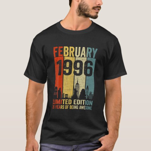 February 1996 Limited Edition 26 Years Of Being Aw T_Shirt