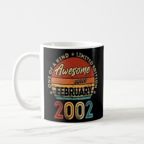 February 2002   21 Year Old 21st Birthday    Coffee Mug