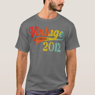 February 2012 Birthday Vintage February 2012 Aweso T-Shirt