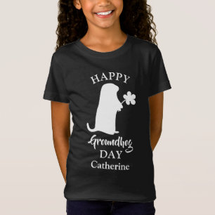 February 2 Happy Groundhog Day Personalized Name T-Shirt