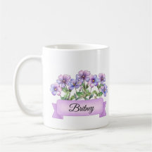 February Birth Flower Custom Violet