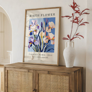 February Birth Month Flower Market Canvas Print