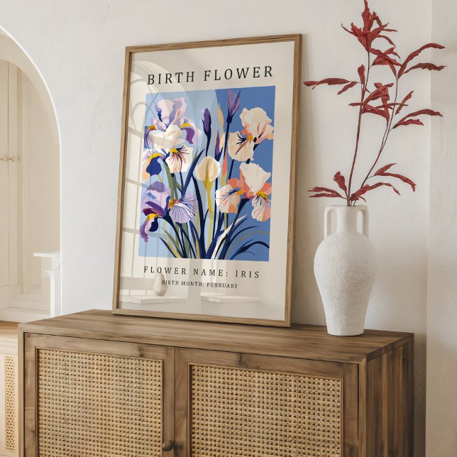 February Birth Month Flower Market Canvas Print (Creator Uploaded)