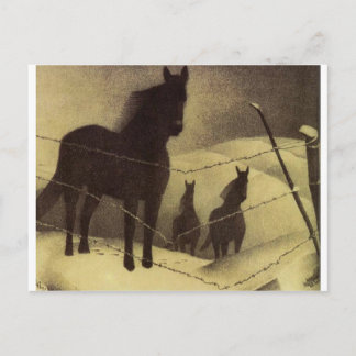 February by Grant Wood Postcard