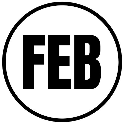 February Classic Round Sticker