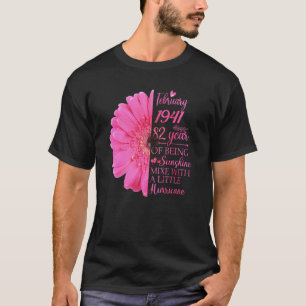 February Girl 1941 82 Years Old 82th Birthday T-Shirt