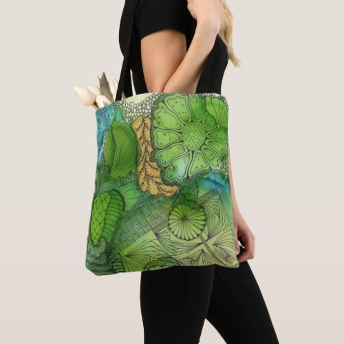 February Green Tote Bag