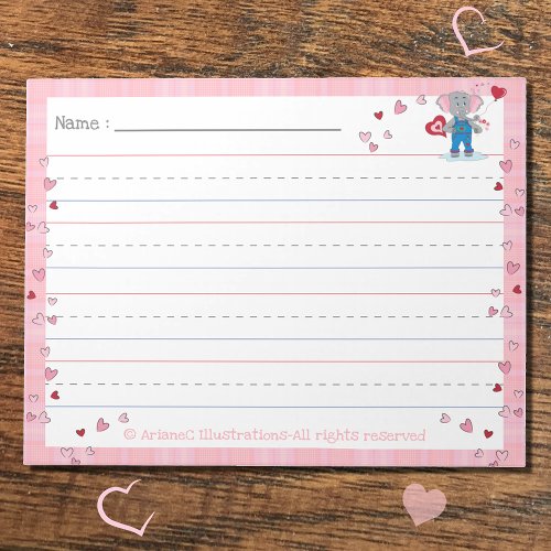 February Handwriting Practice Notepad  Early Ed