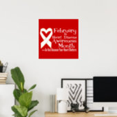 February is Heart Disease Awareness Month Poster (Home Office)