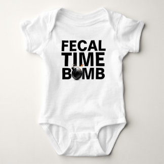 Fecal Time Bomb: Funny Infant One Piece Clothing Baby Bodysuit