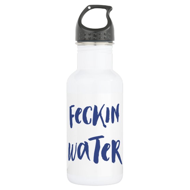 Feckin Water Stainless Steel Water Bottle (Front)