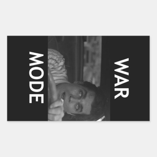 Fed are Up there _ War Mode Rectangular Sticker