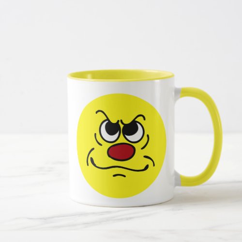 Fed Up Face Grumpey Mug
