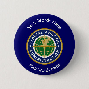 Federal Aviation Administration Shield Button