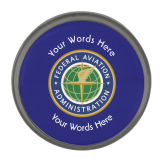 Federal Aviation Administration Shield Gunmetal Finish Lapel Pin