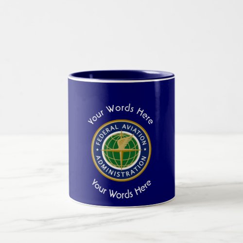 Federal Aviation Administration Shield Two_Tone Coffee Mug