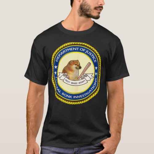 Federal Bonk Investigations  Cheems Doge Meme  T_Shirt