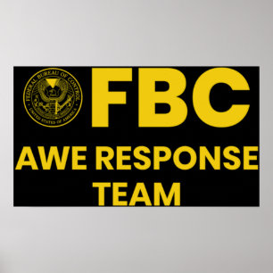 Federal Bureau of Control - AWE Response Team Poster