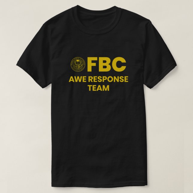 Federal Bureau of Control - AWE Response Team  T-Shirt (Design Front)
