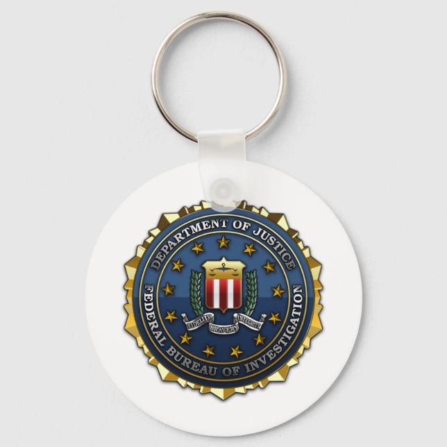 Federal Bureau of Investigation Keychain (Front)