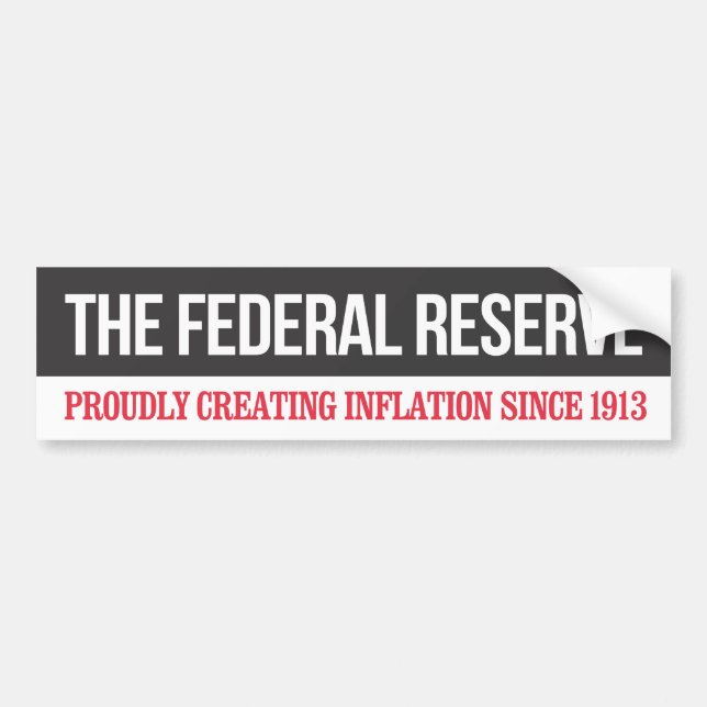 Federal Reserve Bumper Sticker (Front)