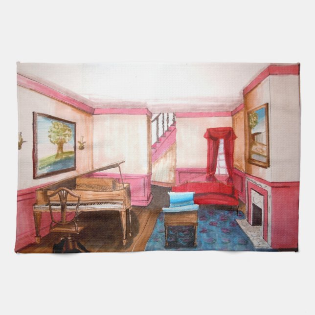 Federal Style Salon Home American MoJo Kitchen Tow Towel (Horizontal)