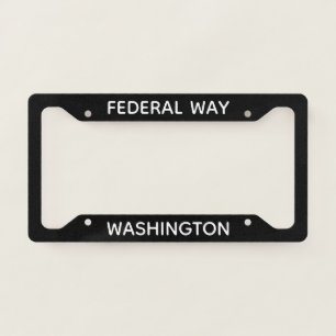 Federal Way Washington License Plate Frame