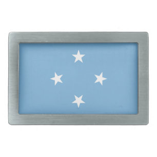 Federated States of Micronesia Flag Belt Buckle
