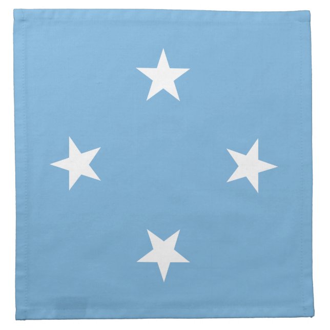 Federated States of Micronesia Flag Cloth Napkin (Front)