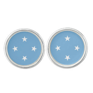 Federated States of Micronesia Flag Cufflinks