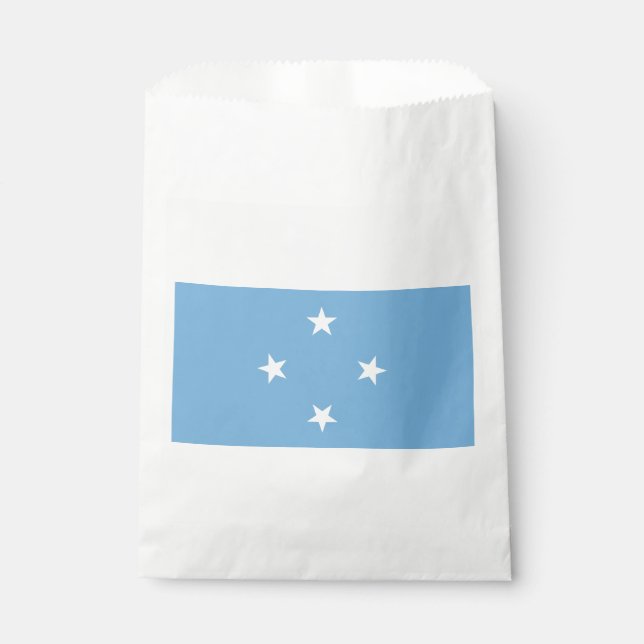 Federated States of Micronesia Flag Favor Bag (Front)