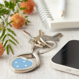 Federated States of Micronesia flag Keychain