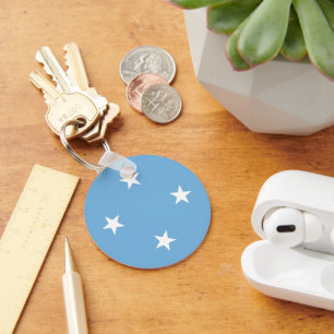 Federated States of Micronesia flag Keychain