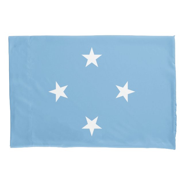 Federated States of Micronesia Flag Pillow Case (Front)