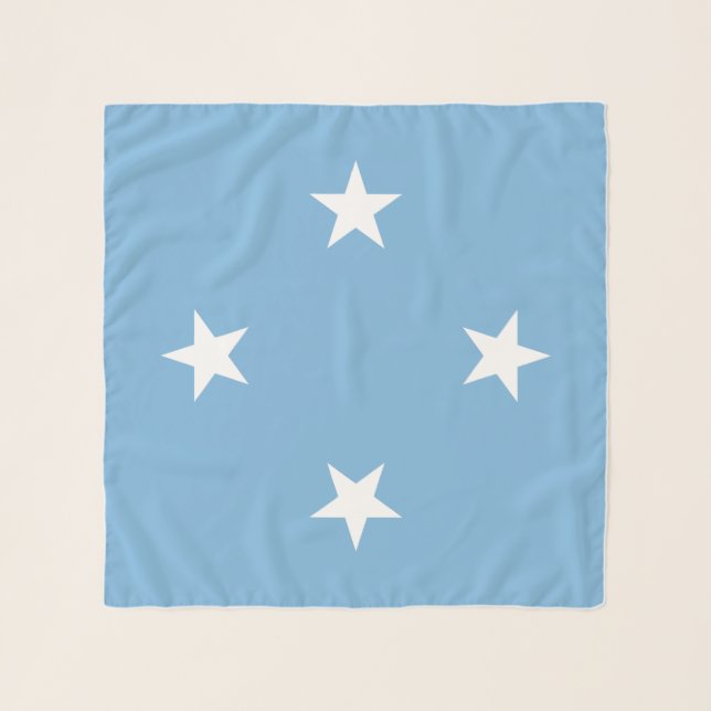 Federated States of Micronesia Flag Scarf (Front)
