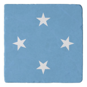 Federated States of Micronesia Flag Trivet
