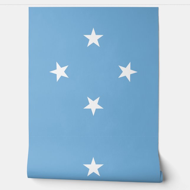 Federated States of Micronesia flag Wallpaper (Unrolling)