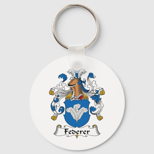 Federer Family Crest Keychain (Front)