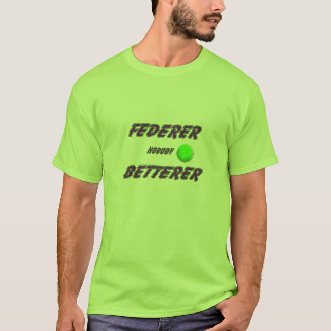 Federer -With Ball T-Shirt (Front)